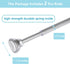 KXLIFE 2 Pack Spring Tension Curtain Rod, 1/2-inch Decorative Tension Drapery Rod for Window, Nickle, (36-60 Inches)...