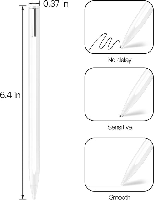 Stylus Pen Compatible for iPad (2018 and Later),Palm Rejection, Compatible with iPad Pro 11&12.9 Inch,iPad Air (3rd/4th/5th),iPad Mini(5/6th),iPad...