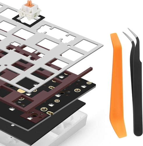 Eva Keyboard PCB Foam 60 Layout,Poron Switch Pads 120Pcs and Keyboard Sound Dampeners for Custom Keyboard...