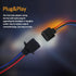 9008 H13 LED Wire Male Socket Connector for Headlights Fog Lights Retrofit Extension Wiring Harness Retrofit Replacement for Truck Pickup SUV More...