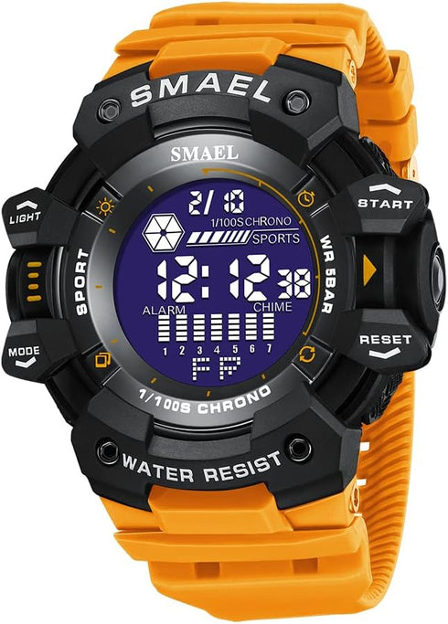 Men's Military Watch Outdoor Digital Sports Watches LED Waterproof Chronograph Electronic Wristwatch with Date Alarm Stopwatch for Men Women...