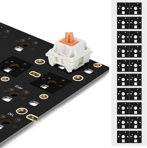 YIMAGUJRX RUNJRX EVA Keyboard Switch Pads, EVA 0.5mm Keyboard PCB Foam for 61/64/87/100/104/108 Hot Swap Keyboard 120Pcs...