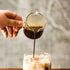 BCnmviku Shot Glasses Espresso Parts Double Spouts Milk Cup Clear Glass (Clear Glass-2Pack)...