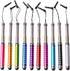 IC ICLOVER 10PCS Bling Retractable Stylus Pens for iPhone 14/13/12/11/PRO/Max/X/XS MAX, iPad, iPod, Samsung, Android Phone, Kindle, Tablet PC, Com...