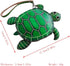 1 Pcs Leather Zipper Coin Purse Turtle Shaped Wallet, Wrist Bag,Hand Bag,Coin Organizer, Change Holder,Card Case, Mini Leather Zipper Storage Bag ...