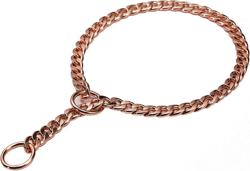 Stainless Steel P Chock Metal Chain -JYHY Dog Necklace Collars Walking Training Pet Supplies for Small Medium Large Dogs (20" (Neck Fits 16"-18"),...