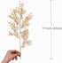 PASYOU Fake Leaves Plants for Christmas Decor, Gold Artificial Shrubs Grass Foliage Plastic Bulk Leaf Indoor Outdoor Home Garden Party Hotel Veran...
