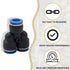 10 Pcs 6mm 3 Way Y Splitter Push in Connect Pneumatic Fitting,3 Way Plastic Quick Release PY Air Line Adapter...