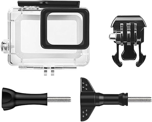 for Gopro Hero 7 Black Waterproof Housing Case, Protective Underwater Diving Housing Shell 45m with Bracket for Go Pro Hero 6/5 & Gopro Hero 7 Bla...