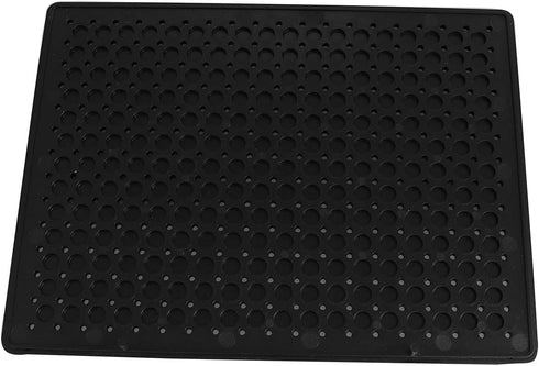 LQ Industrial Painting Stand Base 20 x 15.2x2.4cm(7.87x6x0.94inch) Color Clip Base Model Holder 14 x 19 Holes Alligator Clip Stick Set Modeling To...