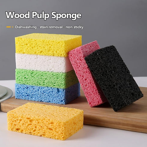 24 - Pack Non-Scratch Scrub Sponges - Sponges for Dishes and Washing Dishes, Cleaning Sponges for Kitchen Home and More?Blue?...