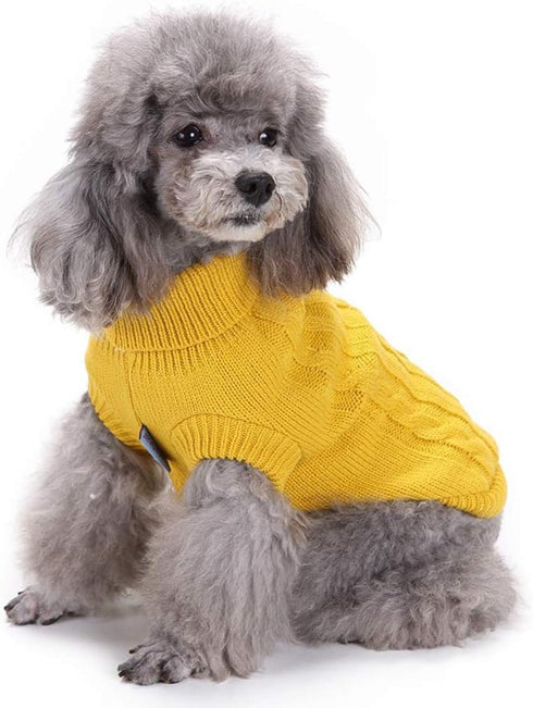 Dog Sweater, Warm Pet Sweater, Dog Sweaters for Small Dogs Medium Dogs Large Dogs, Cute Knitted Classic Cat Sweater Dog Clothes Coat for Girls Boy...