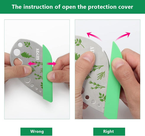 Herb Stripper 9 holes, Luxiv Stainless Steel Kitchen Herb Leaf Stripping Tool LooseLeaf Kale Razor Metal Herb Pealer for Kale, Chard, Collard Gree...