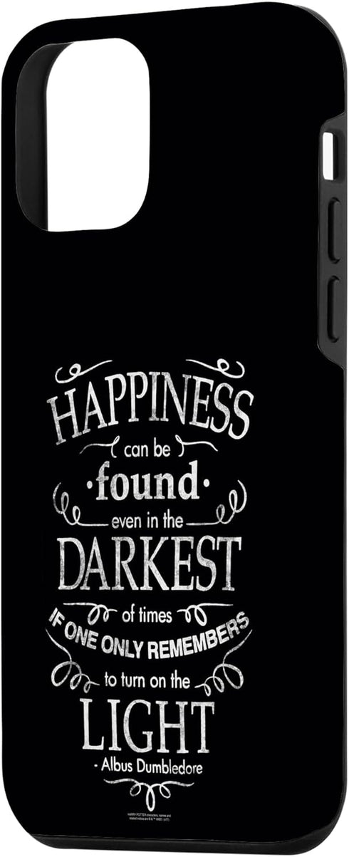 iPhone 12 mini Harry Potter Happiness Quote Case...