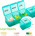 BUG HULL Weekly Pill Organizer Large 2 Packs, Extra Large Travel Pill Organizers, Pill Box 7 Day, Travel Pill Case, Medicine Pill Organizer for Vi...