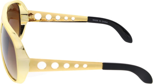 zeroUV Large King of Rock Rock & Roll Aviator Sunglasses...