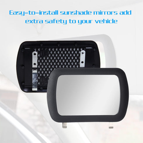 1 PC Car Sunshade Mirror Clip Vanity Mirror, Car Portable Vanity Mirror, Luxury Sunglasses Car Accessories, Universal for Anywhere (6.65"x4.33"/16...