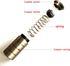 Floor Hole Dust-Proof Cover, Door Bolt Accessories, Safety Sliding Lock Inserts, Spring All Copper Dust-Proof Cover Hardware Cylinder Bolt 2 Pcs...
