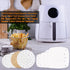 Air Fryer Perforated Parchment Paper, Set of 100, 8 inch Air Fryer Liner/Bamboo Steamer Paper/Perforated Parchment Paper for Air Fryer, Steaming B...