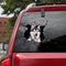 Funny Husky Car Sticker, 3D Vinyl Waterproof Dog Auto Decals11.8x11.8in, for Wall Laptop Car Window Truck Bumper Refrigerator Stickers...