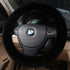 Wool Car Steering Wheel Cover 100% Australia Sheepskin Fur Steering Wheel Protector, Fluffy Warm Durable and High Elasticity Suit for Steering Whe...