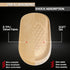 Ailaka 2 Pairs Gel Height Increase Insole, Invisible Heel Lift Inserts, Elastic Shock Absorption Pads 3 Heights for Men & Women...
