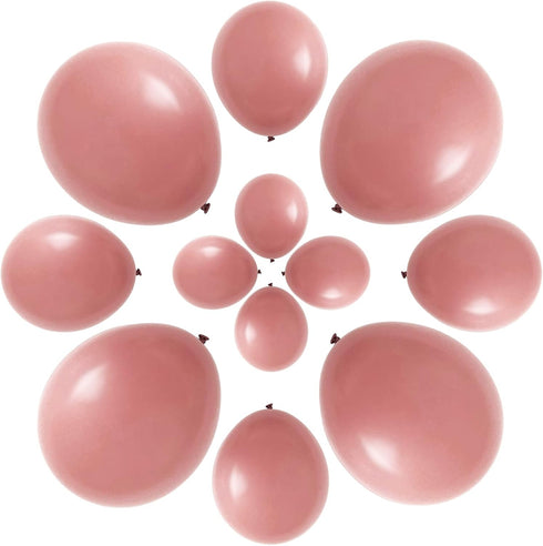 Dusty Pink Balloons Various Sizes 5 Inch 10 Inch 18 Inch Dusty Rose Wedding Bridal Shower Boho Baby Shower Decorations 87 Pcs...