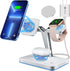 Magnetic Wireless Charger for Apple Magsafe, 15W 3 in 1 Qi Fast Wireless Charging Station Stand for iPhone 14/13/12/ Pro/Pro Max/Mini, Apple Watch...