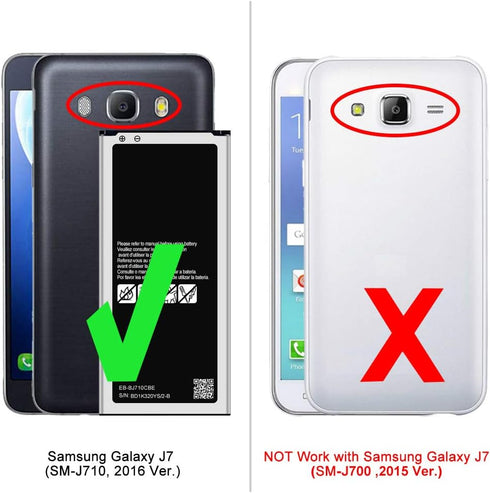 DDONG for Cricket Samsung Galaxy Halo SM-J727AZ Replacement Battery EB-BJ710CBE EB-BJ710CBU...