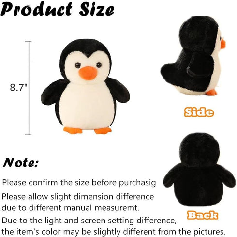 Penguin Stuffed Animal Plush Gifts for Kids, Cute Penguin Plushie Toy Doll, 8.7"...