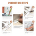 2 Pack Caulk Tape,Bathroom Corner Caulking Tape,Self-Adhesive Sealing Tape Used for Kitchen Sink,Toilet, Bathroom Bathtub, Tub Floor Wall Edge Pro...