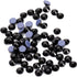 SS16 Black Hotfix Rhinestones Bulk, 1440 Pieces Hot Flat Back Crystals Rhinestones for Crafts Clothes Shoes DIY Supplies, 4MM...