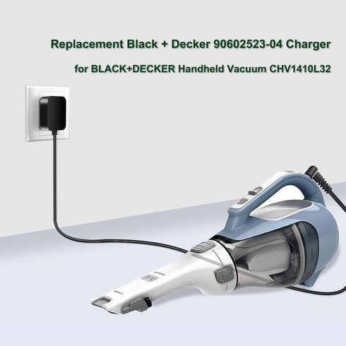 CJP-Geek 23V Compatible with Black and Decker Handheld Vacuum Charger N511997 90602523-04 S010QU2300040 HHVK515JP07APB HHVK515JP07 HHVK515J00FF CH...