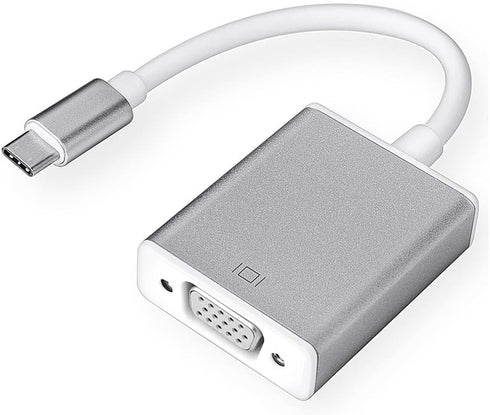 USB-C to VGA Adapter, USB 3.1 Type C (Thunderbolt 3) to VGA Converter Compatible with MacBook Pro, New MacBook, MacBook Air 2018, Dell XPS 13/15, ...