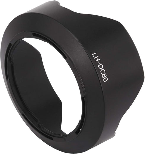 Haoge Bayonet Lens Hood for Canon PowerShot G1 X Mark II Camera replaces Canon LH-DC80...