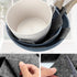 Pot and Pan Protectors, Set of 3 Grey Felt Pot and Pan Separators Pad Pot Dividers Anti-Slip Pad for Stacking and Protecting Cookware Avoid Scratc...