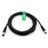 Actuator Sensor Signal Shielded Cable M12 A Code 5 Pin Male to 5 Pin Female for Industrial Controls Automation Device Network DeviceNet CANopen IO...