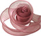 1-1/2 Inch Wide 10 Yards Dusty Rose Pink Wired Chiffon Ribbon Sheer Wired Organza Ribbon for Crafts Floral Bouquets Wedding Party Valentine's Day ...