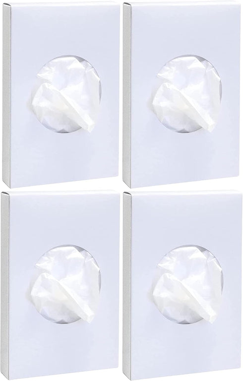 Universal Feminine Disposal Bags for Menstrual Care Products 4 Pack -30ct Refill Box- for Disposal of Tampons, Pads, Hygiene Products...
