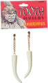 Stone Age Style Sabre Tooth Earrings...