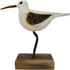Wooden Sea Birds Decor Wood Seagull Statue Bird Figurines Seabird Statue Standing Seagulls Decorations Coastal Sculpture Nautical Beach Ocean Home...