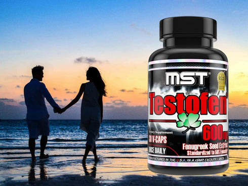 MST Testofen, Fenugreek Seed Extract, Standardized to 50% Fenuside™, 600mg, 30 Count, BSCG Certified Drug Free...