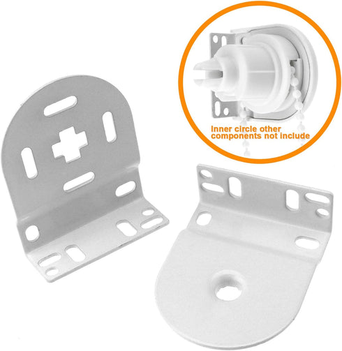 Sing F LTD Heavy Duty White Roller Blind Repair Kit Bracket Professional Compatible with Spares...