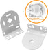 Sing F LTD Heavy Duty White Roller Blind Repair Kit Bracket Professional Compatible with Spares...