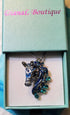 Horse Pendant Necklace 24 inches Chain Gift Boxed Fashion Jewelry...