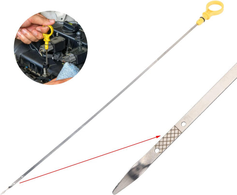 3mirrors Engine Oil Dipstick Compatible with Ford F150 11-14 F-150 OE br3z6750a for 5.0L-V8 Engine...