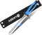 Stainless Steel Garden Knife with 11" Blade with New Handle, Double Side Utility Sod Cutter Lawn Repair Garden Knife with Nylon Sheath (BLUE)...