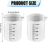 2pcs Laundry Detergent Cup, Silicone Measuring Cup Laundry Detergent Dispenser Laundry Measuring Cup For Liquid Detergent with Scale Marks for Pre...