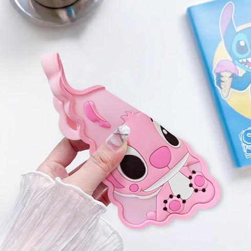 Cases For Phone 14 Pro Max/15 Pro Max Case, Stich Cute 3D Cartoon Cool Soft Silicone Animal Character Waterproof Protector Boys Kids Girls Gifts C...