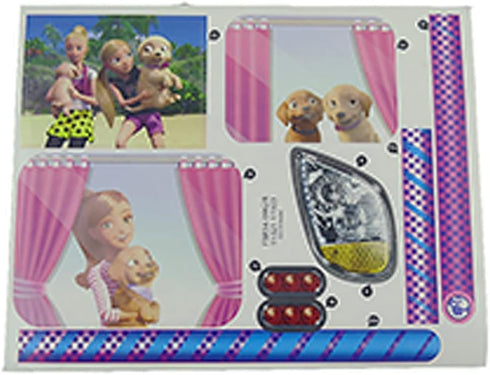 Replacement Labels for Barbie Doll Dream-Camper Playset - FBR34 ~ Replacement Camper Stickers ~ Set A...